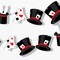 Big Dot of Happiness Magic Show Garland Banner Ta Da Magical Birthday Backdrop 30 Ft of Cord 15 Double Sided Paper Magician Hats & Playing Card Shapes